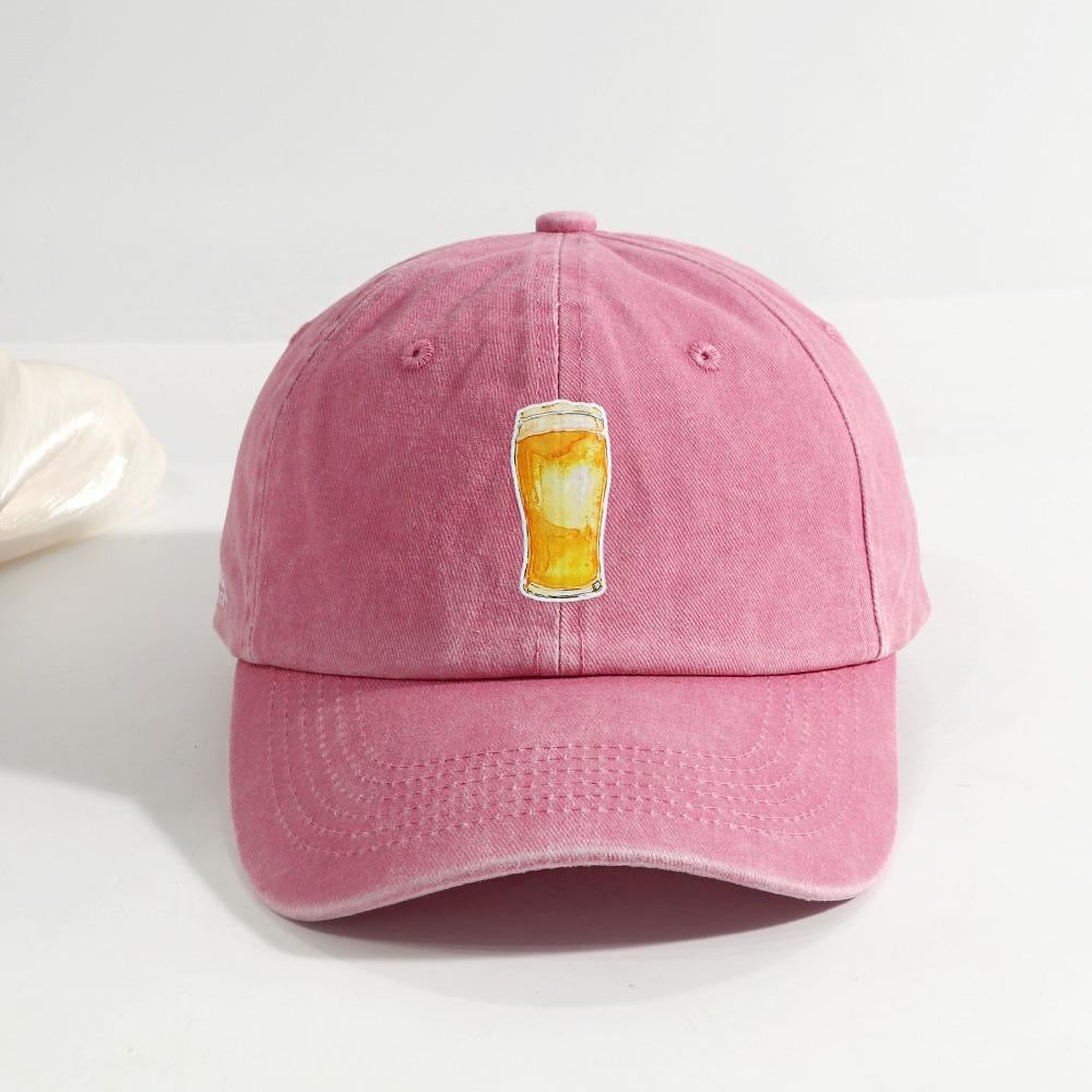 Washed Pint Pink Cap