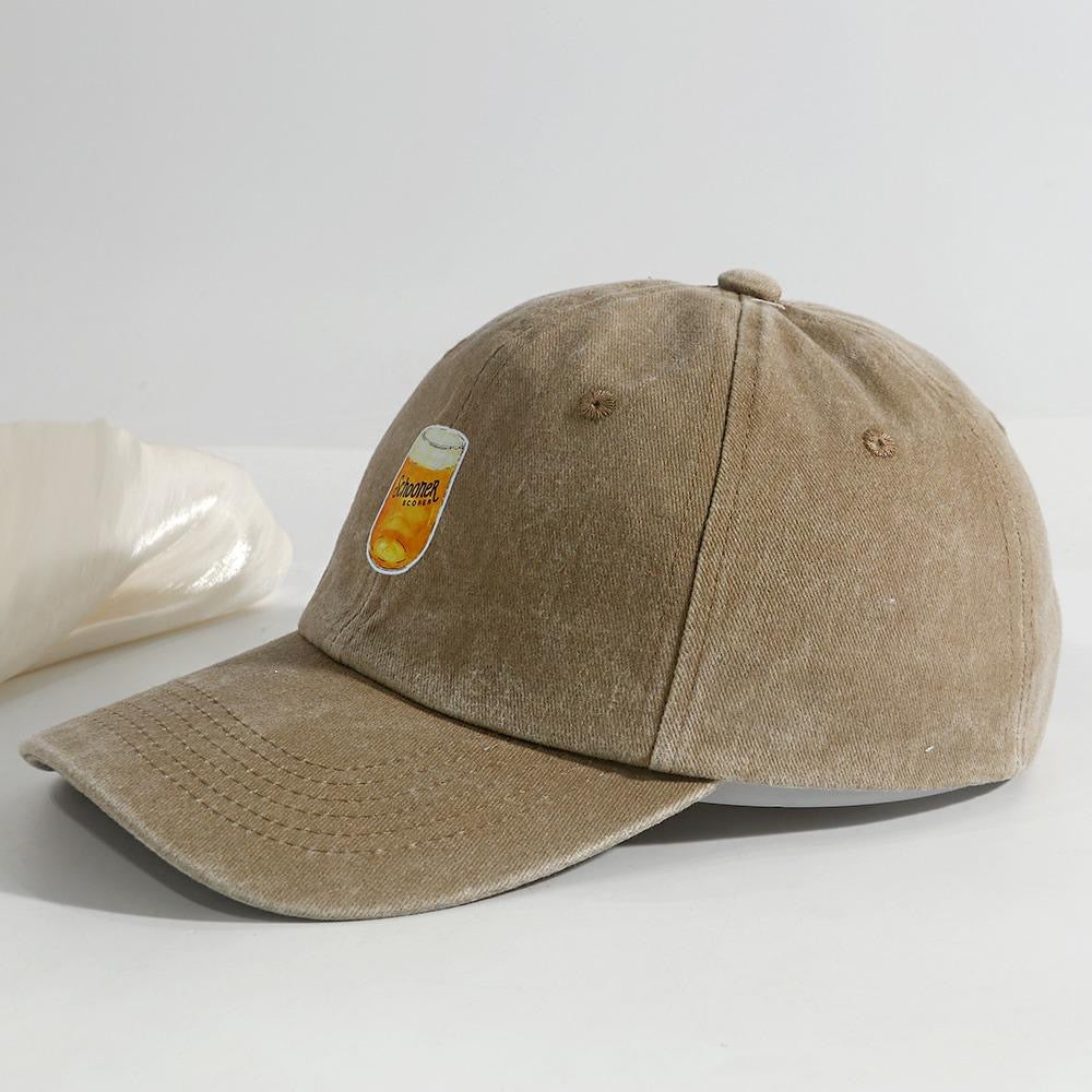 Washed Schooner Brown Cap
