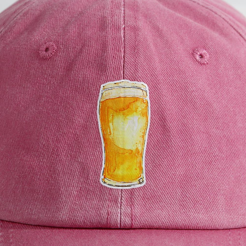 Washed Pint Pink Cap