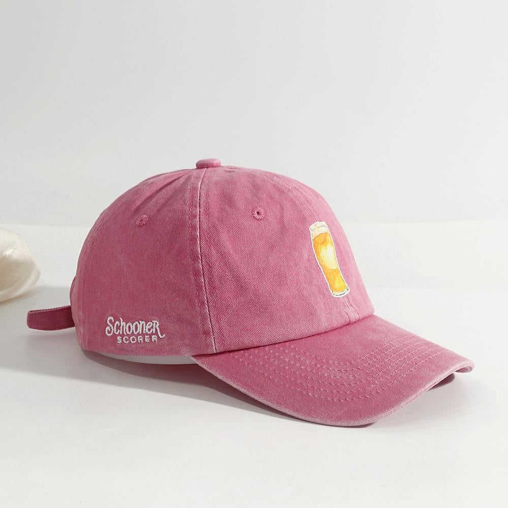 Washed Pint Pink Cap