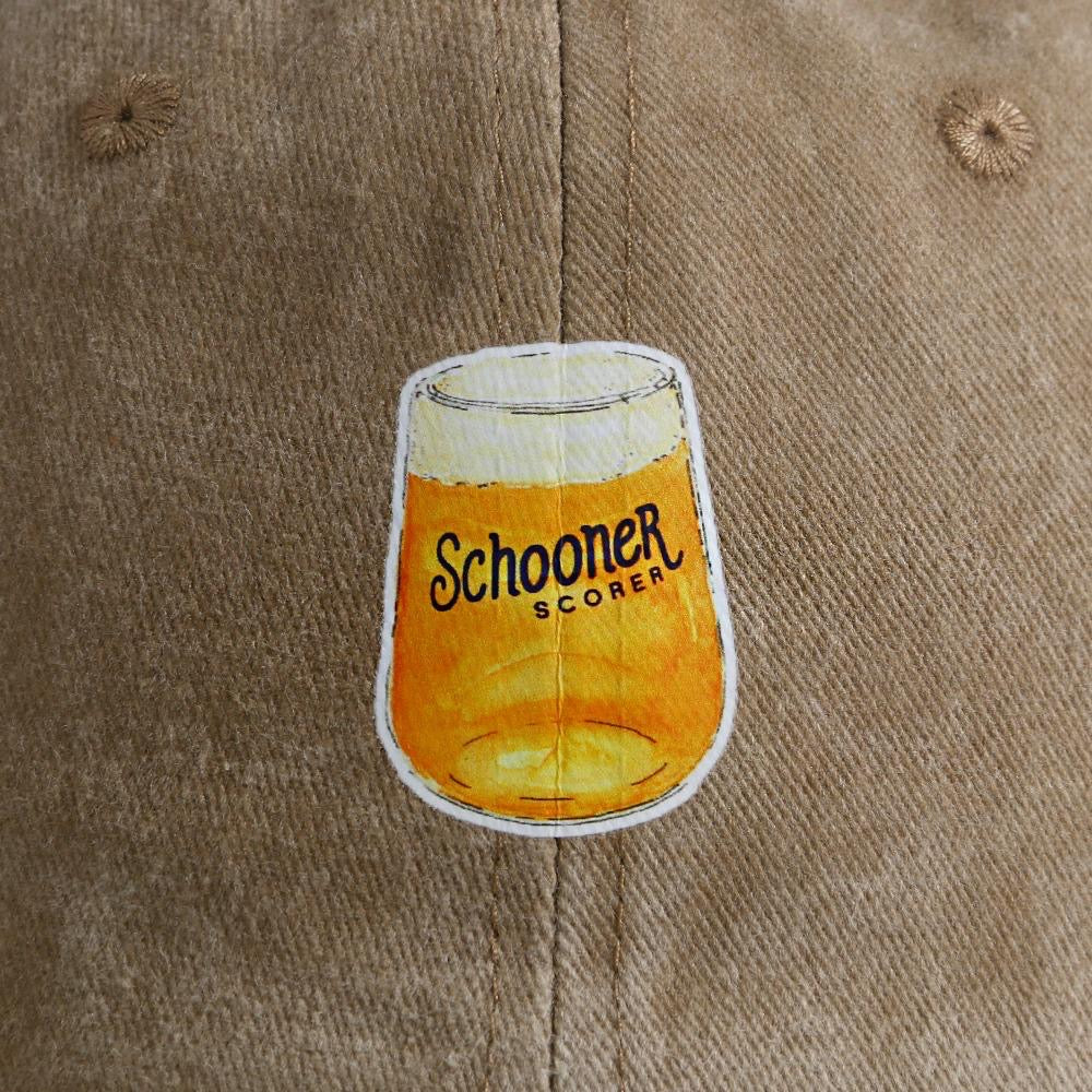 Washed Schooner Brown Cap